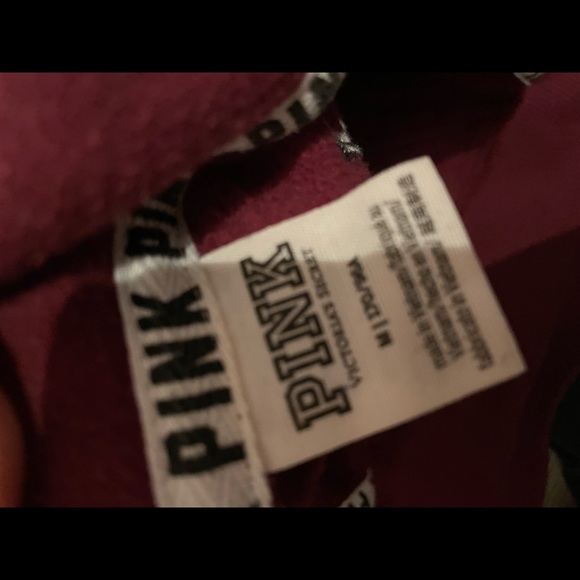 PINK half zip pull over - Picture 3 of 3